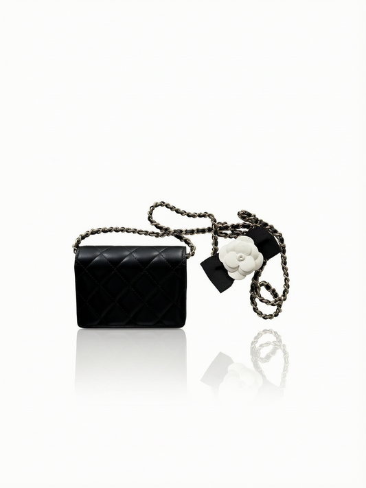 Chanel Wallet on Chain Mini Shoulder Bag / Black