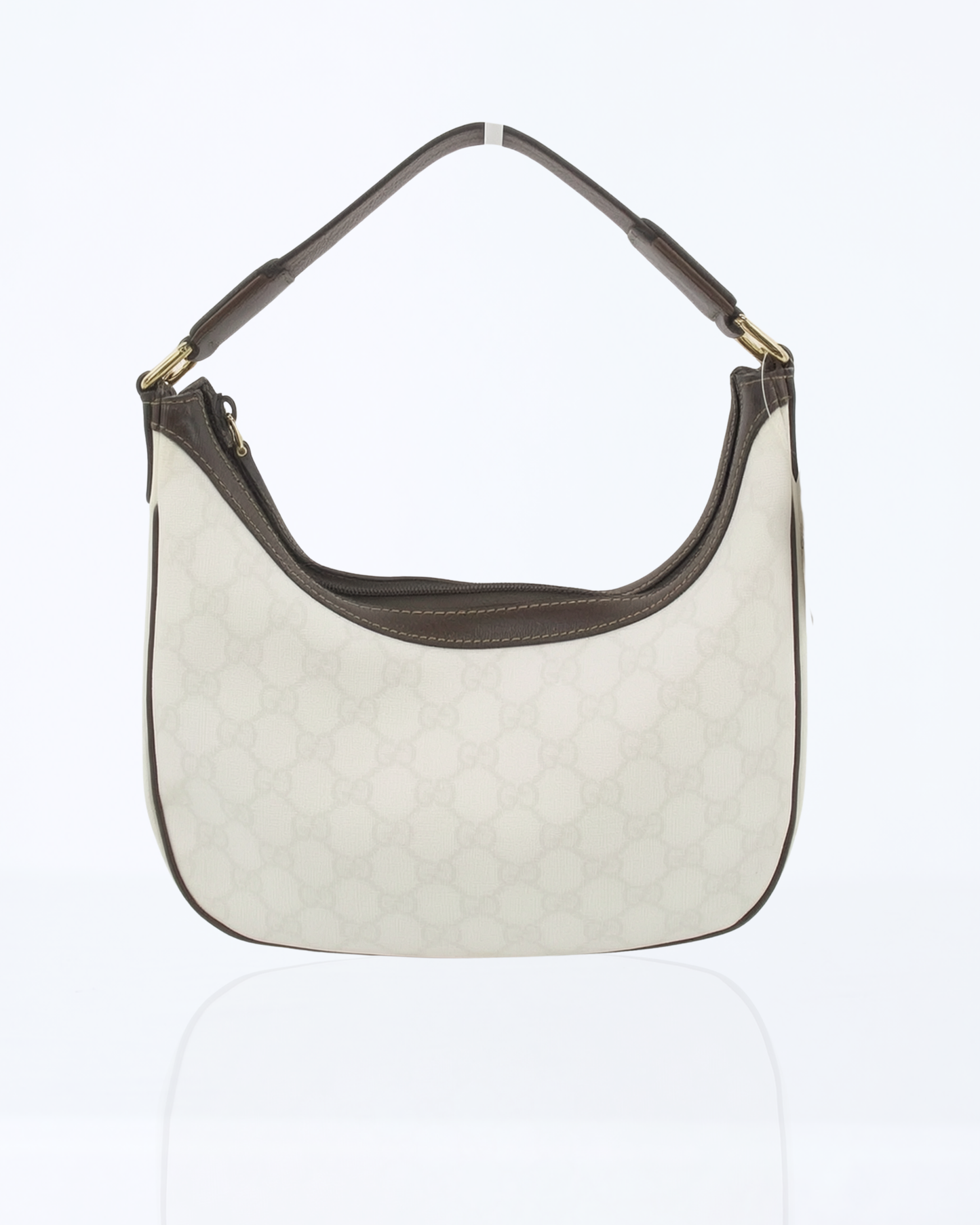 Gucci GG Supreme Hobo Shoulder Bag / White