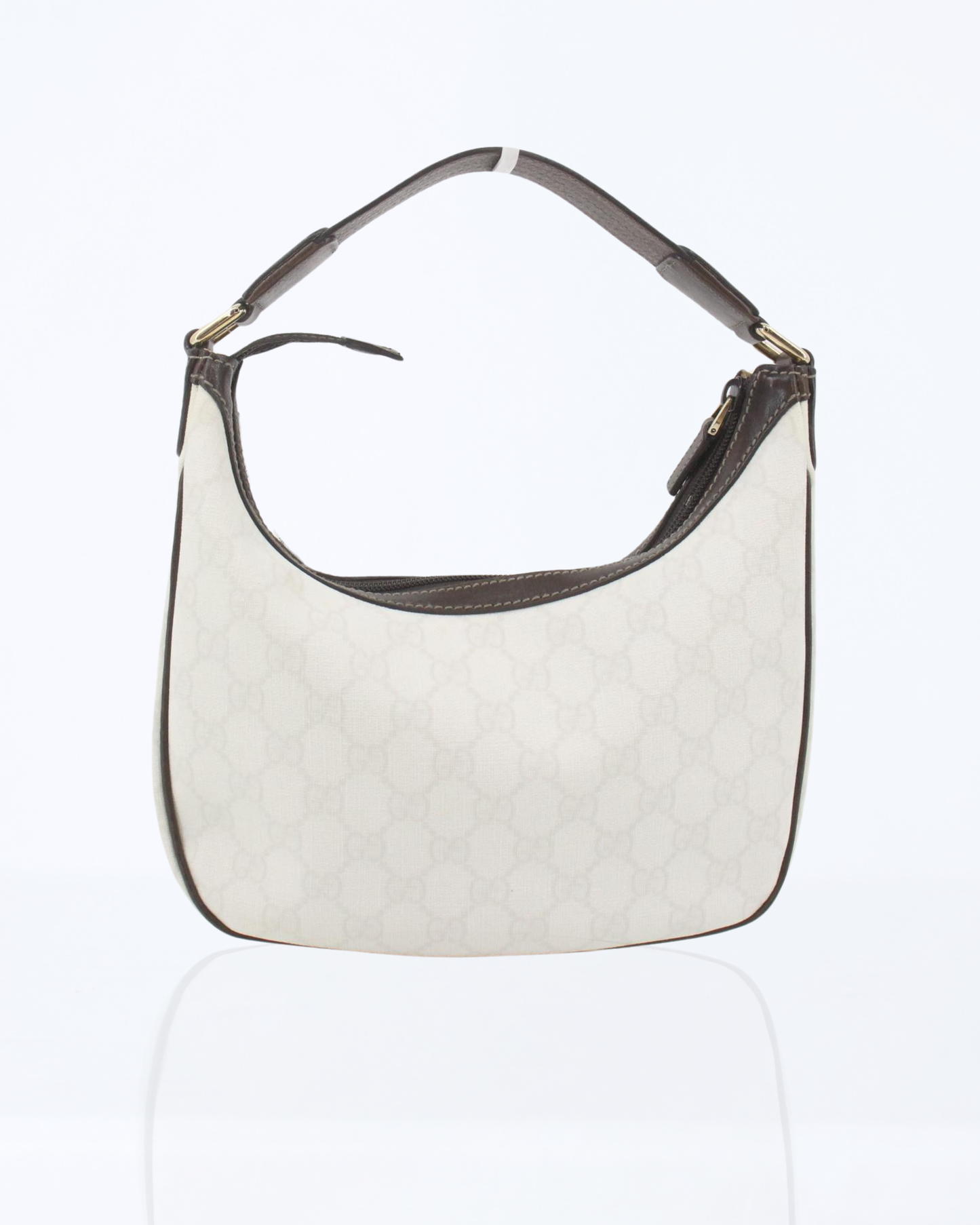 Gucci GG Supreme Hobo Shoulder Bag / White