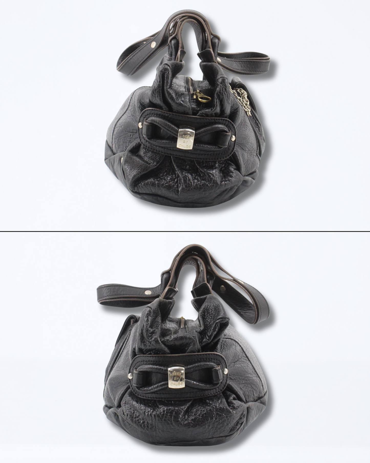 See By Chloe Leather Shoulder Bag / Black