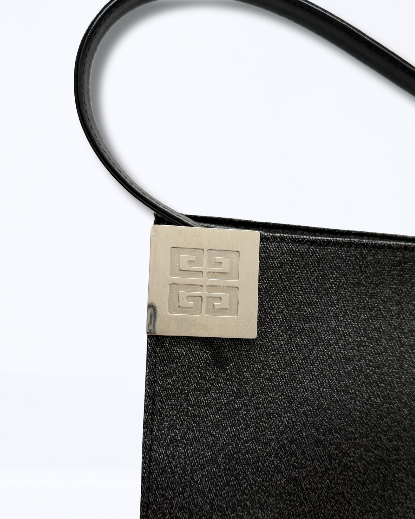 Givenchy Metal 4G logo Shoulder Bag / Dark Grey