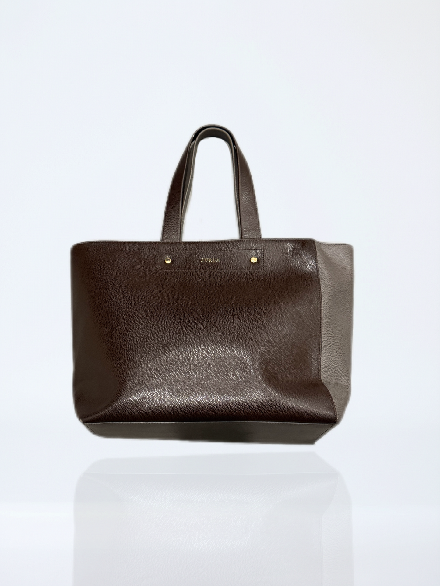 Furla Leather Tote Bag / Brown